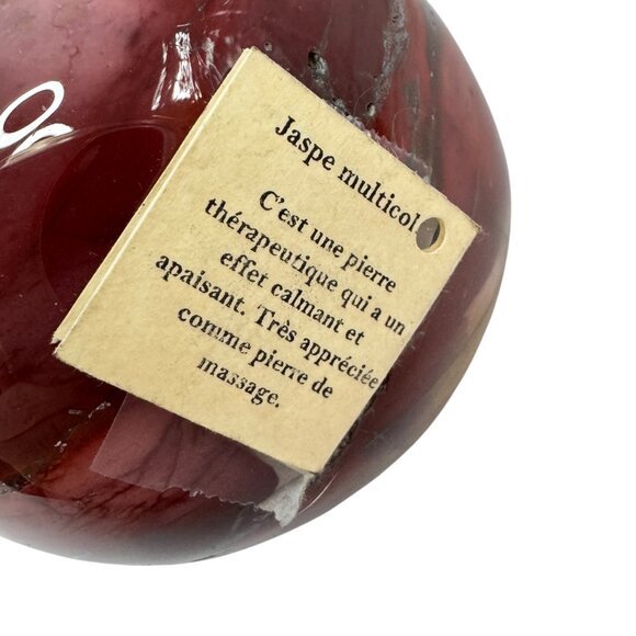 Carved Jasper Stone Duck Figurine Artisan Made Alain Larochelle Quebec Wood Beak - Picture 7 of 9